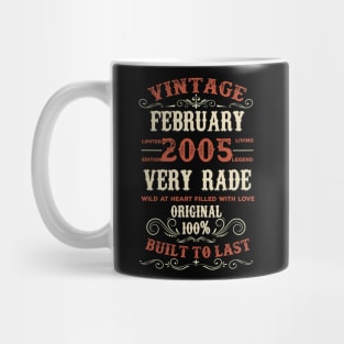 Vintage February 2005 Original Built To Last Original Built To Last Birthday Mug